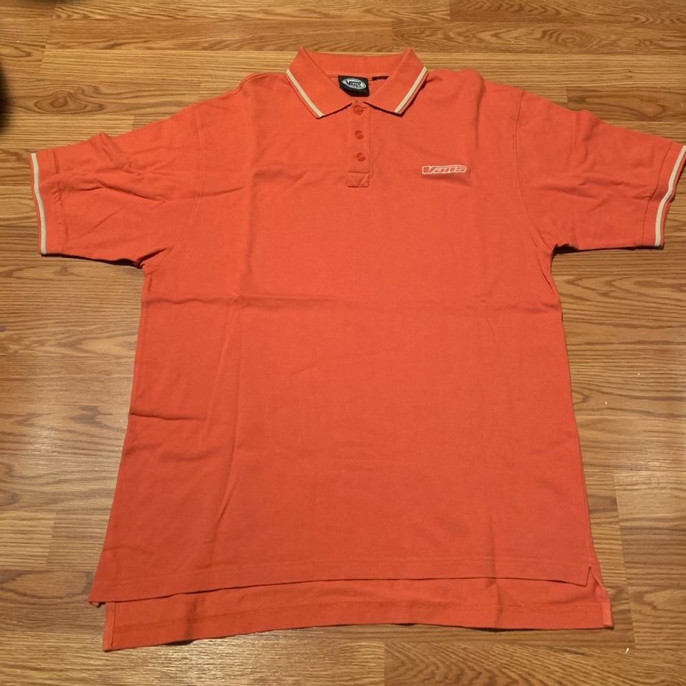 Vintage Vans Orange Polo